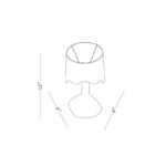 Eiman Rustic White Table Lamp - Image 5