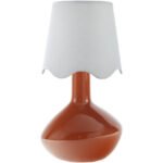 Eiman Rustic Red/White Table Lamp