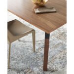 Eliesha Dark Brown Dining Table - Image 3