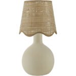 Rondy Rustic Cream Table Lamp