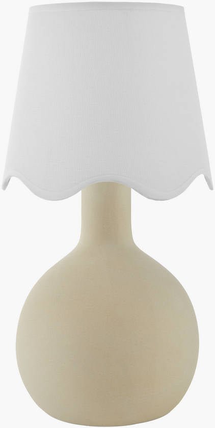AAAC2129-1 Rondy Rustic Cream/White Table Lamp - Image 1