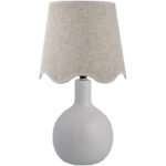 Rondy Rustic White/Wheat Table Lamp