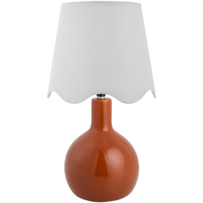 AAAC2147-1 Rondy Rustic Red/White Table Lamp - Image 1