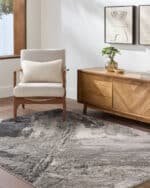 Randi Modern Black Area Rug - Image 2