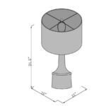 Lillia Cottage Black Table Lamp - Image 7