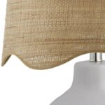 Tereza Rustic White/Wheat Table Lamp - Image 4