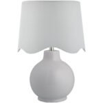 Tereza Rustic White Table Lamp