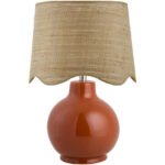 Tereza Rustic Red Table Lamp