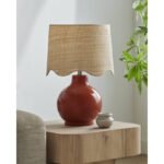 Tereza Rustic Red Table Lamp - Image 2