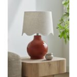 Tereza Rustic Red/Wheat Table Lamp - Image 2