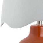 Tereza Rustic Red/White Table Lamp - Image 4