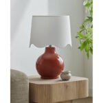 Tereza Rustic Red/White Table Lamp - Image 2