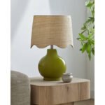 Tereza Rustic Green Table Lamp - Image 2