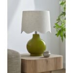 Tereza Rustic Green/Wheat Table Lamp - Image 2