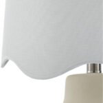 Tereza Rustic Cream/White Table Lamp - Image 4