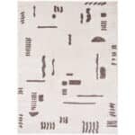 Shareef Modern Dark Brown Washable Area Rug - Image 2