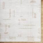 Shareef Modern Beige Washable Area Rug - Image 6