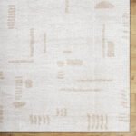 Shareef Modern Beige Washable Area Rug - Image 6