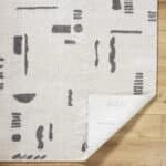 Shareef Modern Charcoal Washable Area Rug - Image 5