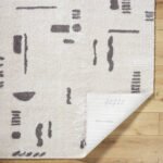 Shareef Modern Charcoal Washable Area Rug - Image 4