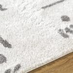 Shareef Modern Charcoal Washable Area Rug - Image 7