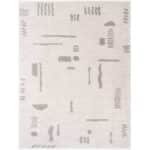 Shareef Modern Medium Gray Washable Area Rug - Image 2