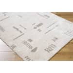 Shareef Modern Medium Gray Washable Area Rug - Image 3