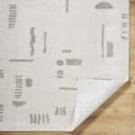 Shareef Modern Medium Gray Washable Area Rug - Image 4