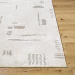 Shareef Modern Medium Gray Washable Area Rug - Image 5