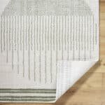 Lyndsi Global Grass Green Washable Area Rug - Image 4