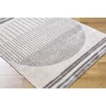 Lyndsi Global Charcoal Washable Area Rug - Image 2