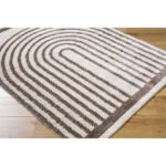 Larita Modern Dark Brown Washable Area Rug - Image 3
