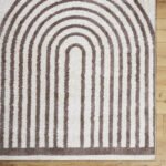 Larita Modern Dark Brown Washable Area Rug - Image 6