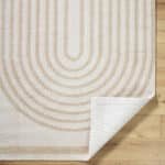 Larita Modern Beige Washable Area Rug - Image 3