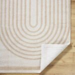 Larita Modern Beige Washable Area Rug - Image 4