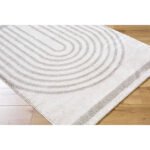 Larita Modern Medium Gray Washable Area Rug - Image 3