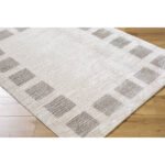 Tameka Modern Medium Gray Washable Area Rug - Image 3