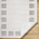 Tameka Modern Medium Gray Washable Area Rug - Image 4