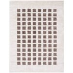 Noam Modern Dark Brown Washable Area Rug - Image 2