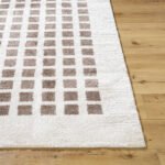 Noam Modern Dark Brown Washable Area Rug - Image 5