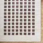 Noam Modern Dark Brown Washable Area Rug - Image 6