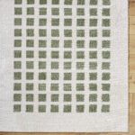 Noam Modern Grass Green Washable Area Rug - Image 7