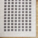 Noam Modern Charcoal Washable Area Rug - Image 6