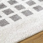 Noam Modern Charcoal Washable Area Rug - Image 7