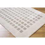 Noam Modern Medium Gray Washable Area Rug - Image 3