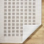 Noam Modern Medium Gray Washable Area Rug - Image 4