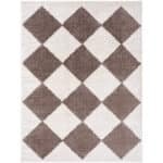 Jason Modern Dark Brown Washable Area Rug - Image 2