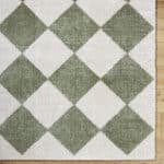 Jason Modern Grass Green Washable Area Rug - Image 6
