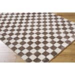 Shera Modern Dark Brown Washable Area Rug - Image 4