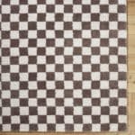 Shera Modern Dark Brown Washable Area Rug - Image 7